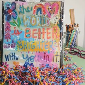 🌸Natural Life- Floral -Inspirational- Reusable tote Bags - Recycled- 3 included